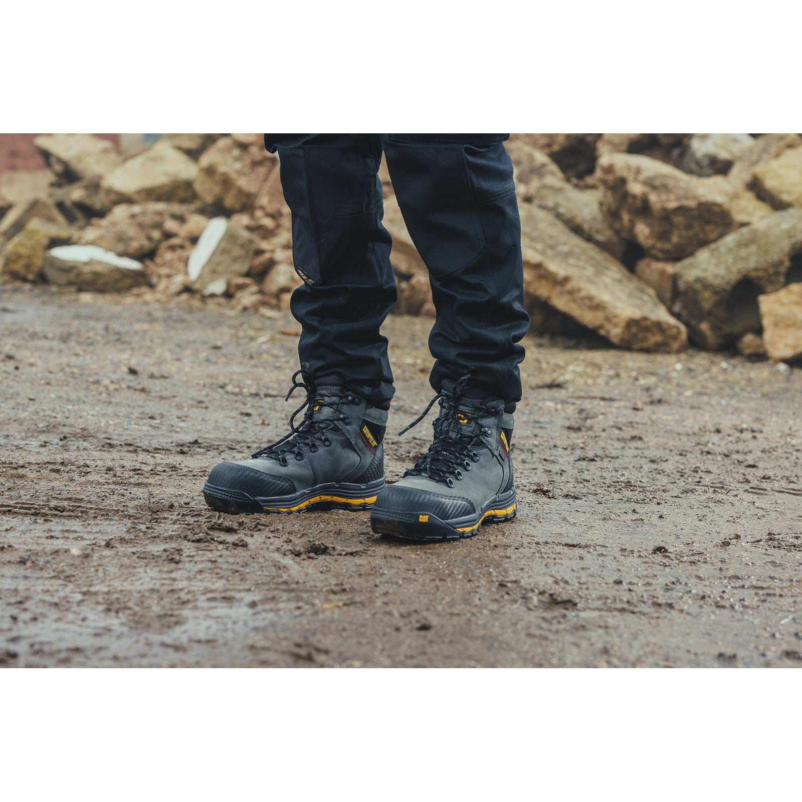 Caterpillar grey boots online