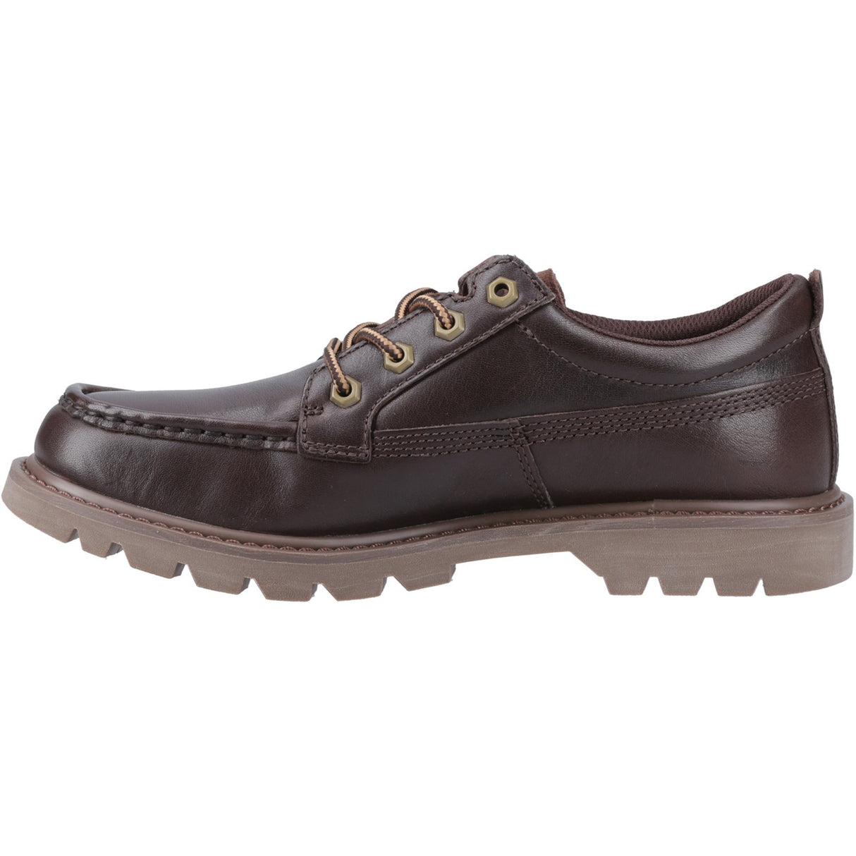 Colorado Moc Toe Low Shoes  Dark Brown