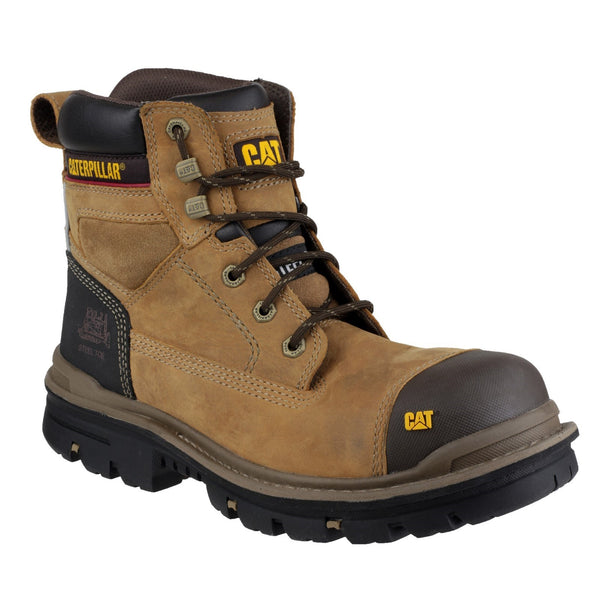 Mens Caterpillar Beige Gravel 6 Safety Boot Shop Caterpillar UK