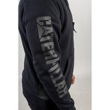 Logo Panel Hooded Sweatshirt  Navy