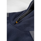 Logo Panel Hooded Sweatshirt  Navy