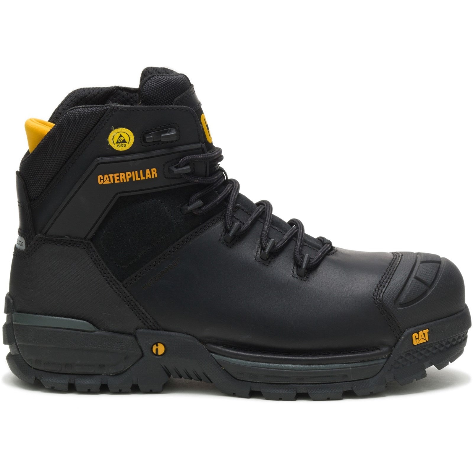 Mens Caterpillar Black Excavator Safety Boot Shop Caterpillar UK