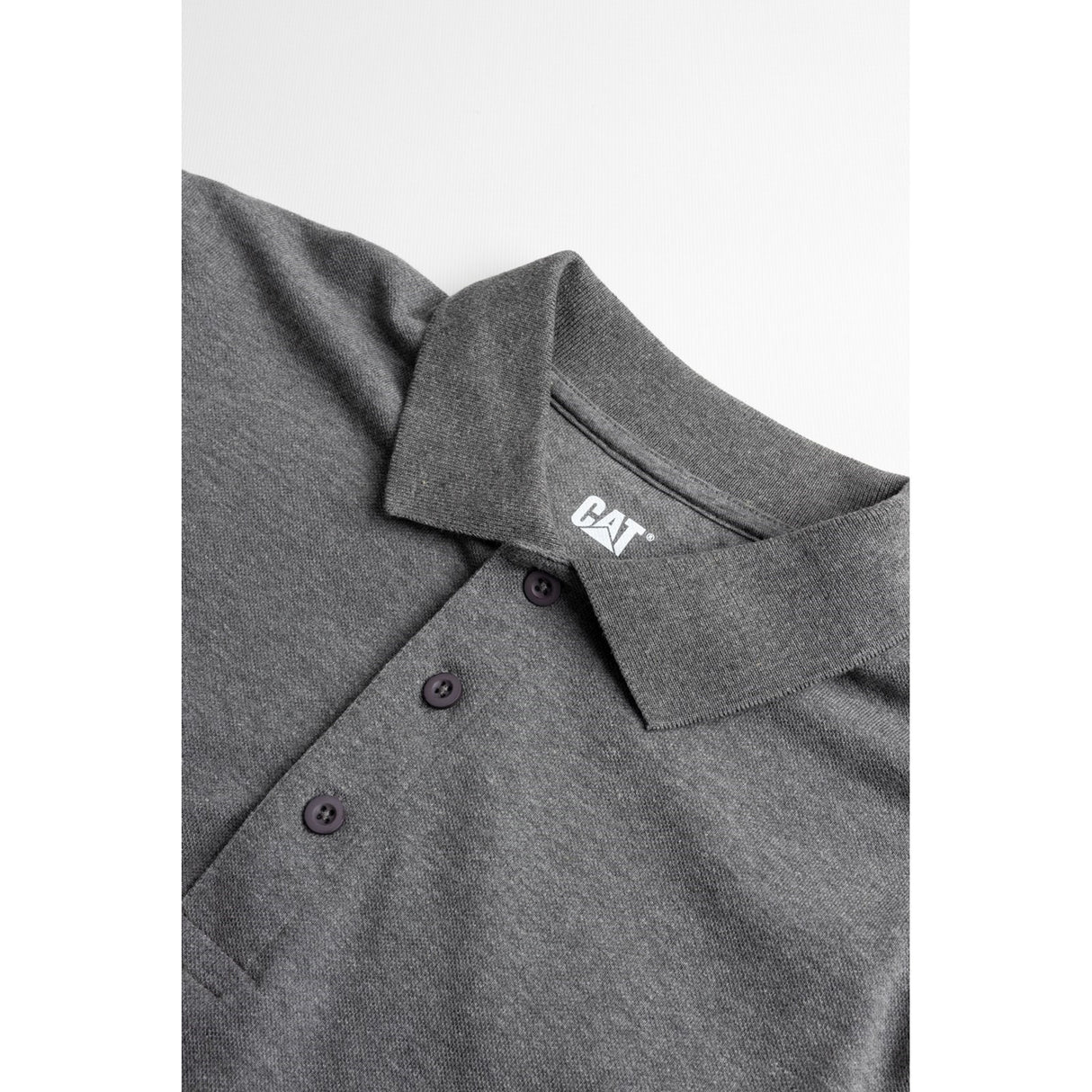 Essentials Polo Shirt  Dark Heather Grey