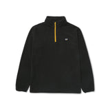 Cat Microfleece Quarter Zip  Black/Yellow