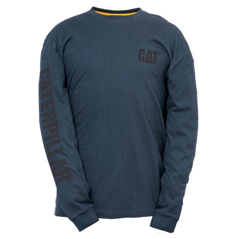  Caterpillar Men's Trademark Banner Long Sleeve Tee