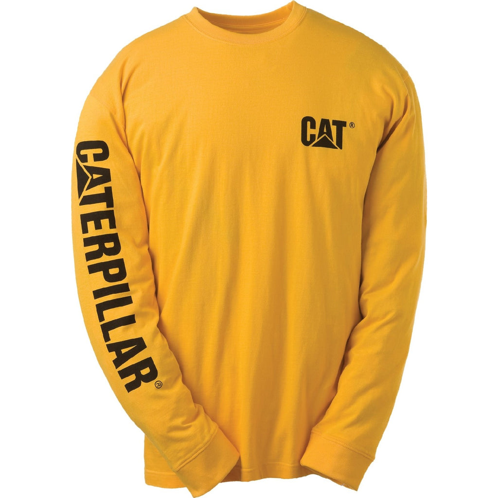 Mens Caterpillar Yellow Trademark Banner Long Sleeve T-Shirt – Shop  Caterpillar UK